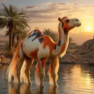 Camel + Koi fish